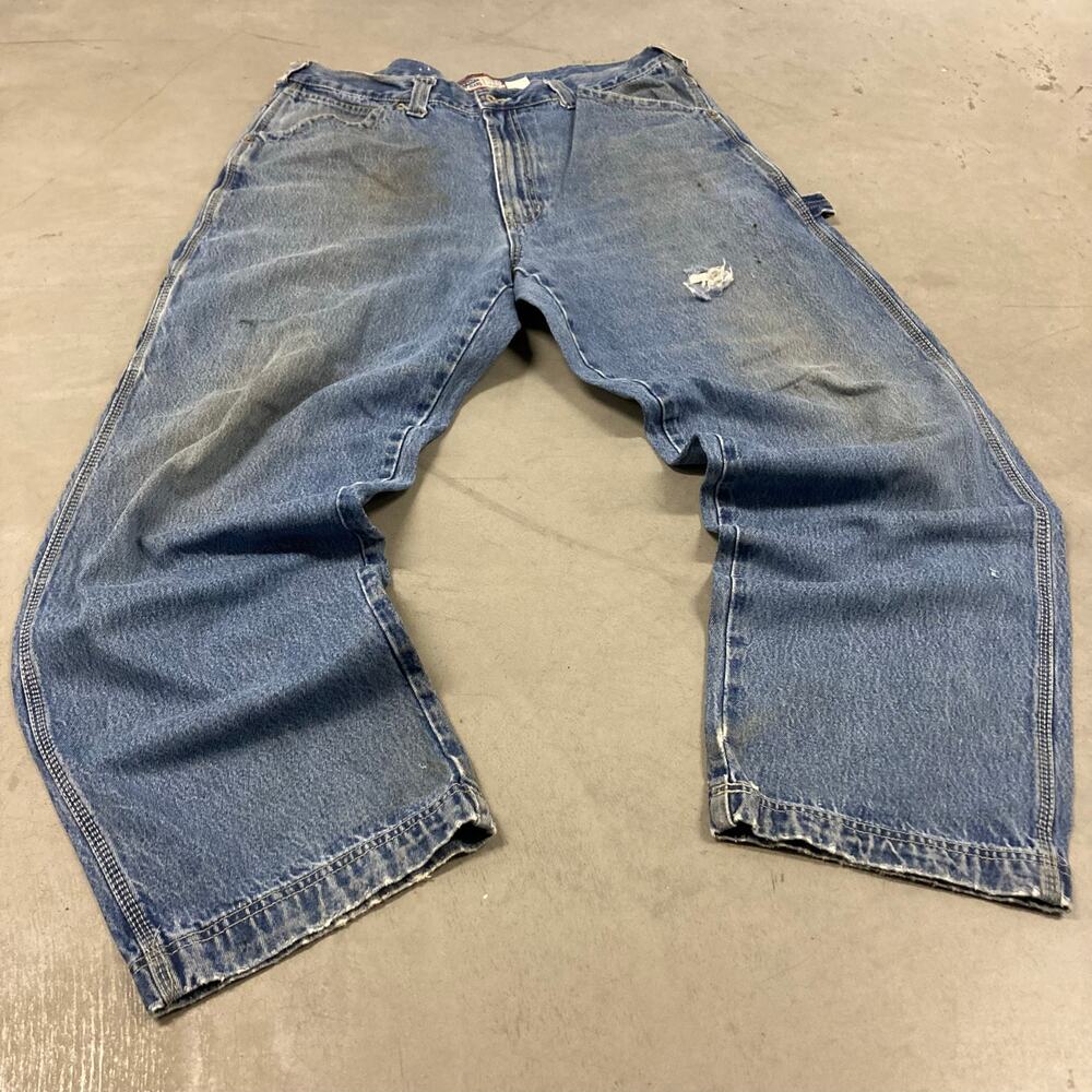 vintage y2k old navy carpenter cargo jeans 36x32